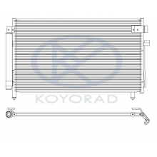Радиатор кондиционера Koyorad Subaru Forester 01-05