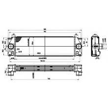 Интеркулер VW CRAFTER / MERCEDES-BENZ SPRINTER - 137014N (AKS DASIS)