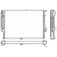 Радиатор BMW E34 88-95 E32 86-94 610Х440 АКП
