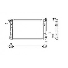 Радиатор охлаждения TOYOTA AVENSIS - 210123N (AKS DASIS)