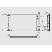 Радиатор охлаждения TOYOTA AVENSIS - KOYORAD