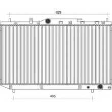 Радиатор охлаждения TOYOTA AVENSIS 99-03 Т22