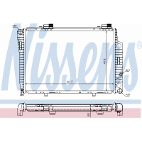 Радиатор охлаждения C-CLASS W202 62752A